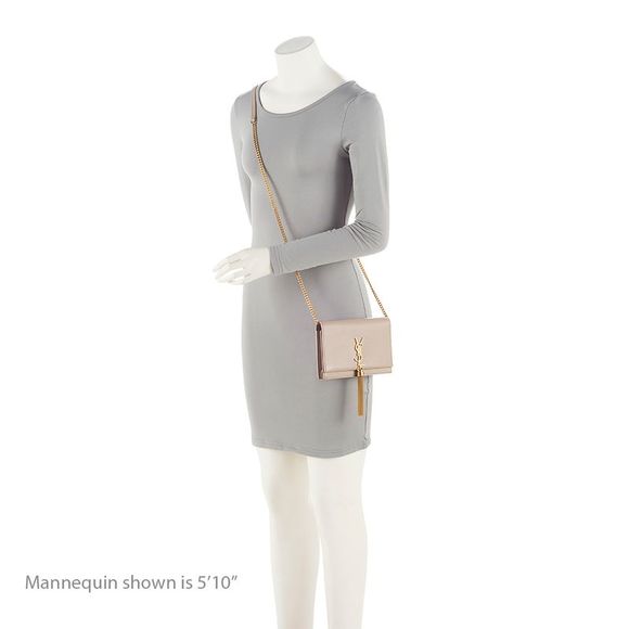 Saint Laurent Leather Classic Kate Tassel Chain Wallet - Picture 5 of 15